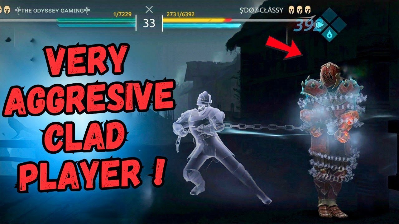 His Aggressive ironclad didn't give me a chance to fight until ..... || Shadow Fight 4 Arena 
