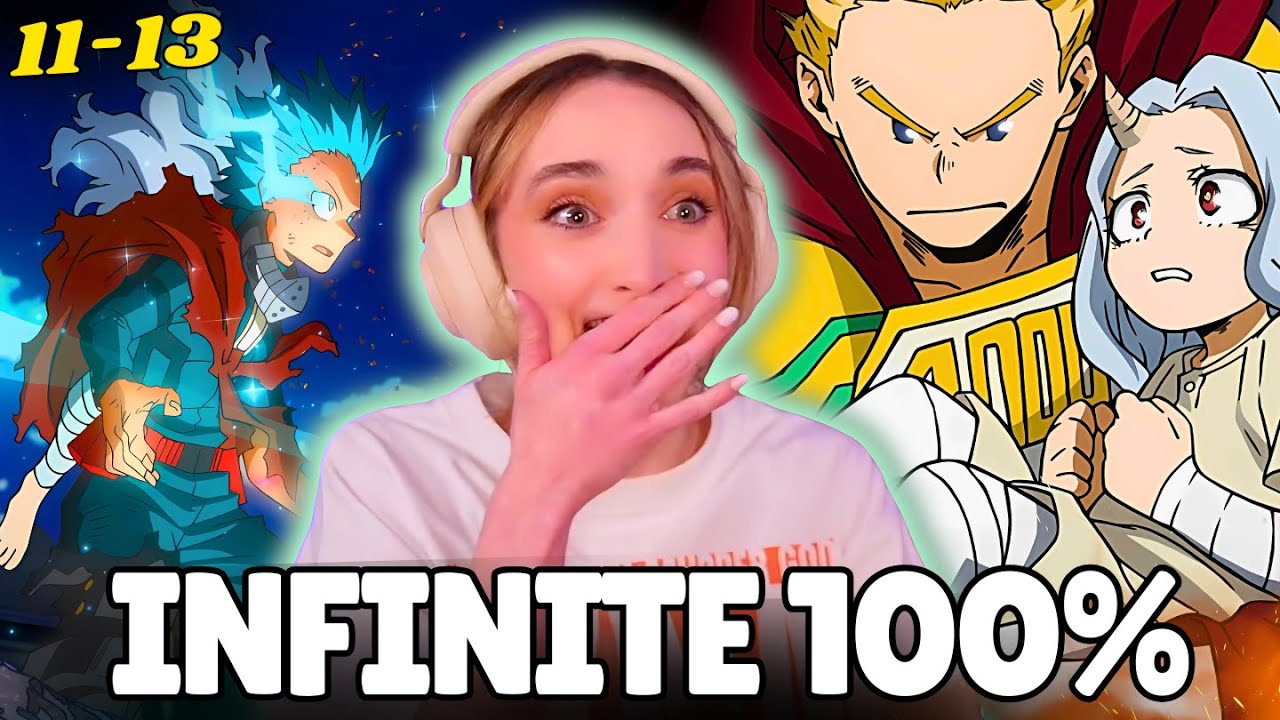 АБСОЛЮТНОЕ КИНО! 🔥 БЕСКОНЕЧНЫЕ 100% | Моя геройская академия | Сезон 4, серии 11-13 ВИДЕО-РЕАКЦИЯ!