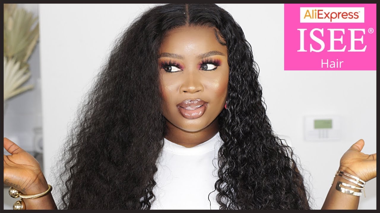 BOMB WIG INSTALL!! | Aliexpress Isee Hair Mongolian Water Wave