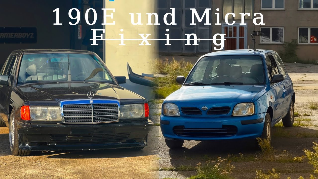 ✨Neue 190e Front und Micra review l Garage Day🚘