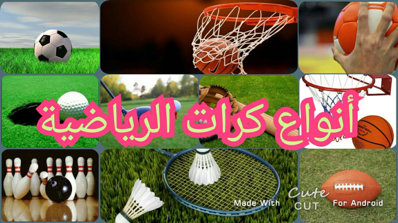 أنواع الكرات الرياضية