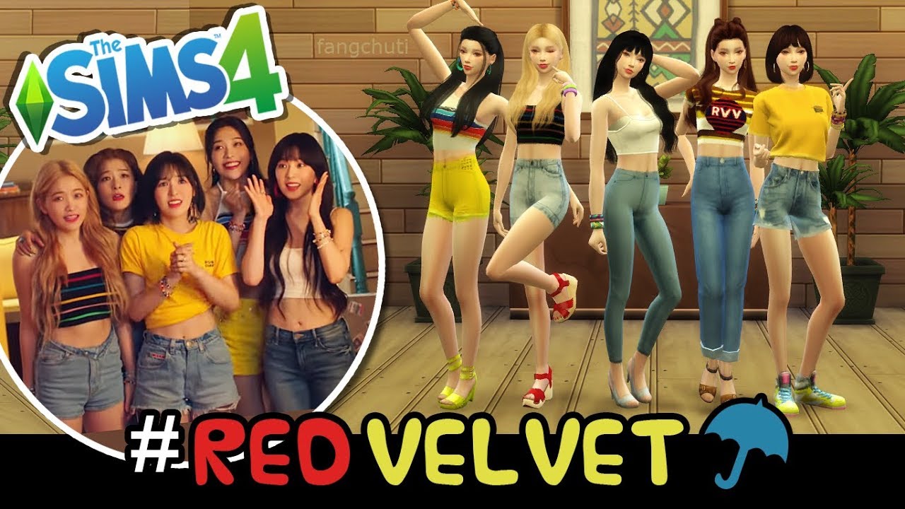 [The Sims 4] สร้างซิมส์ #RedVelvet - Umpah Umpah (ชุดในMV) | +CC Links