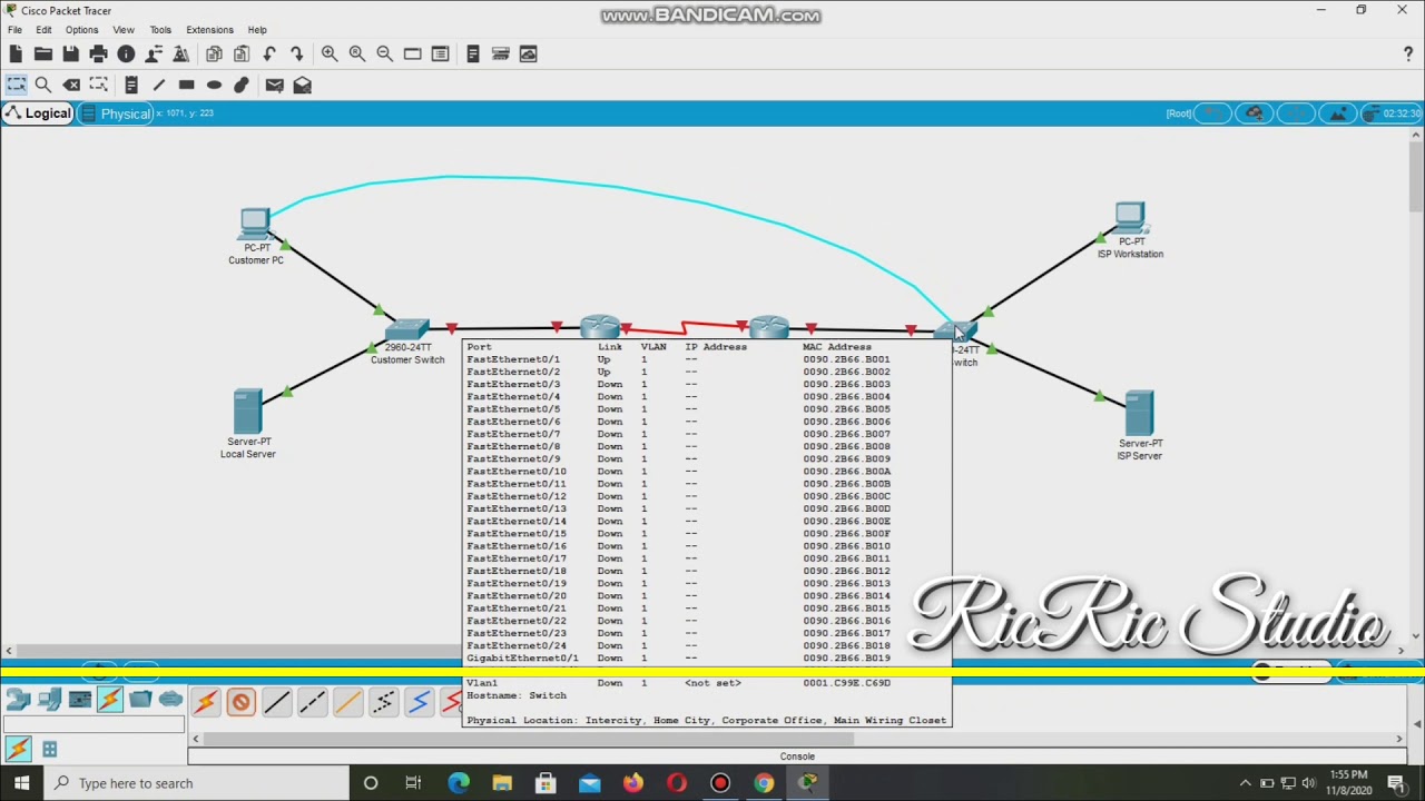 Switch Initial Configuration || Packet Tracer