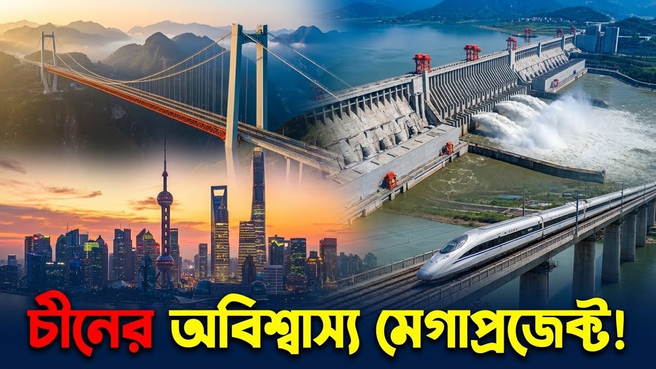 চীনের অবিশ্বাস্য মেগাপ্রজেক্ট || The Most Unbelievable Megaprojects in China  Buddhigraph