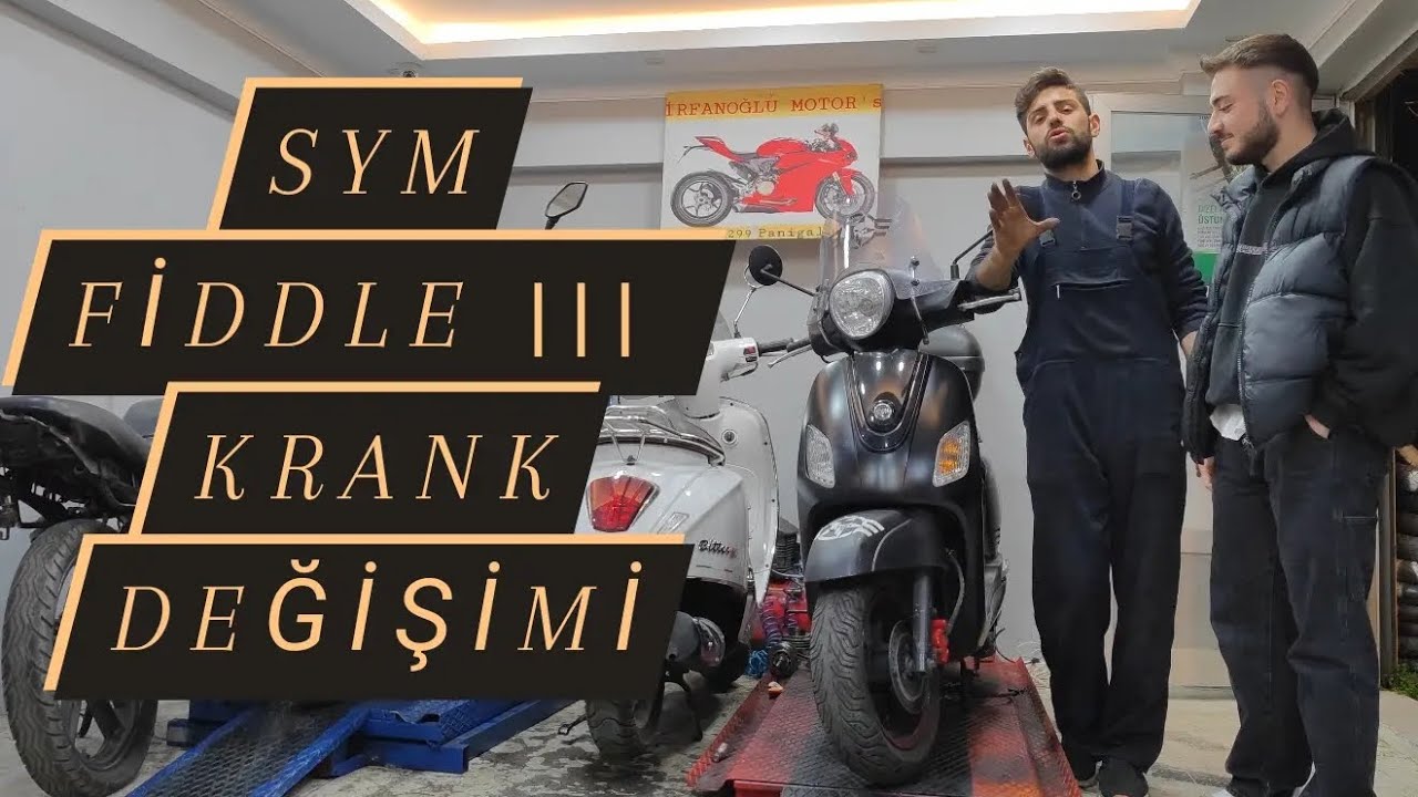 MOTORU KİTLEYEN SYM FİDDLE 3 VE ORİJİNAL OLMAYAN KAYIŞ..