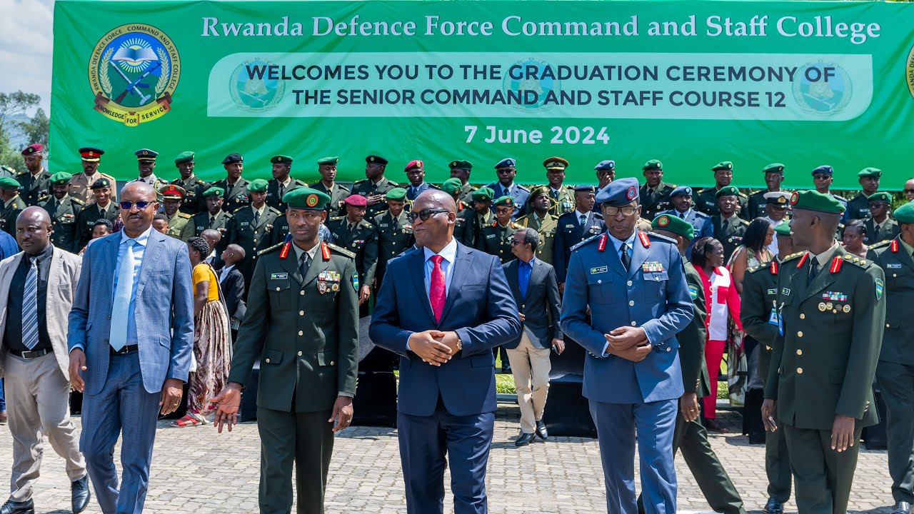 Nyakinama: 12th Intake of Senior Officers from RDF, National Police & Allied Armed Forces Graduate