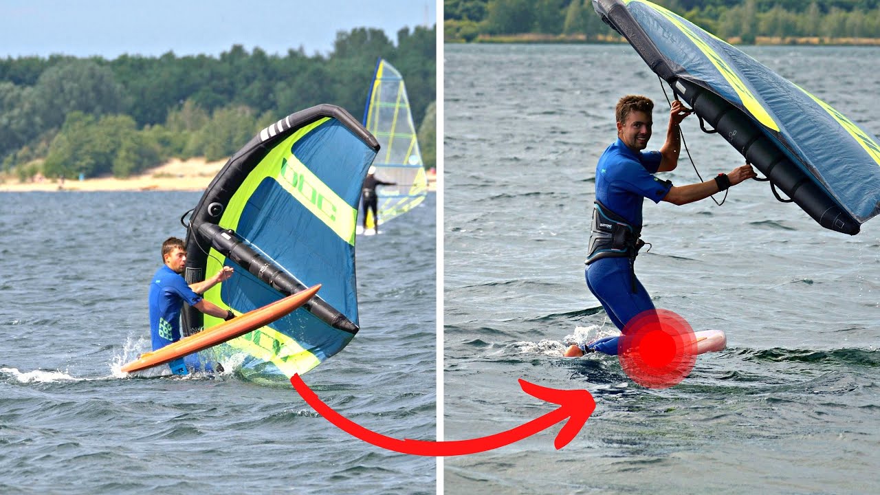 WINGSURFEN LERNEN TUT WEH!