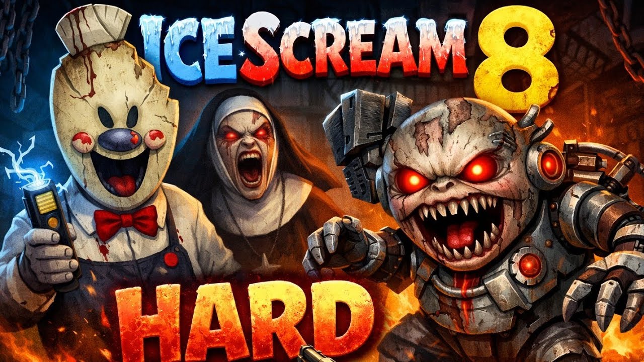 IceScream8 Hard Mode no deaths 