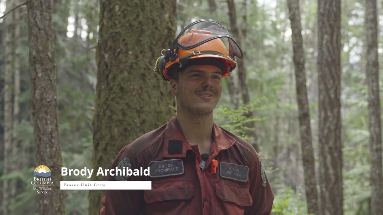 Mount Underwood (V71498) wildfire Fraser Unit Crew August 20