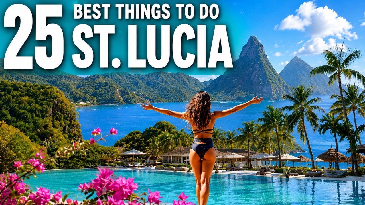 Best Things To Do in St Lucia Travel Guide 4K