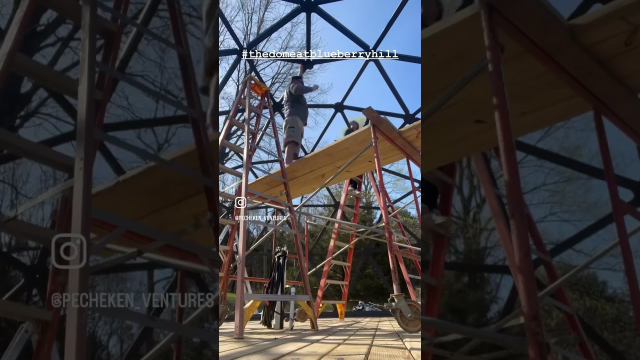 Ekodome Customer Project: 22' Terra Pro Series Air BnB #GeodesicDome #Ekodome #GeodesicDomeKit