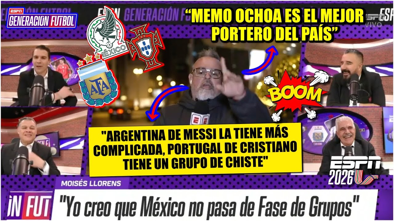 EXPLOSIVA DISCUSI&Oacute;N por ARGENTINA, PORTUGAL y OCHOA que considera clave para M&Eacute;XICO | Generaci&oacute;n F