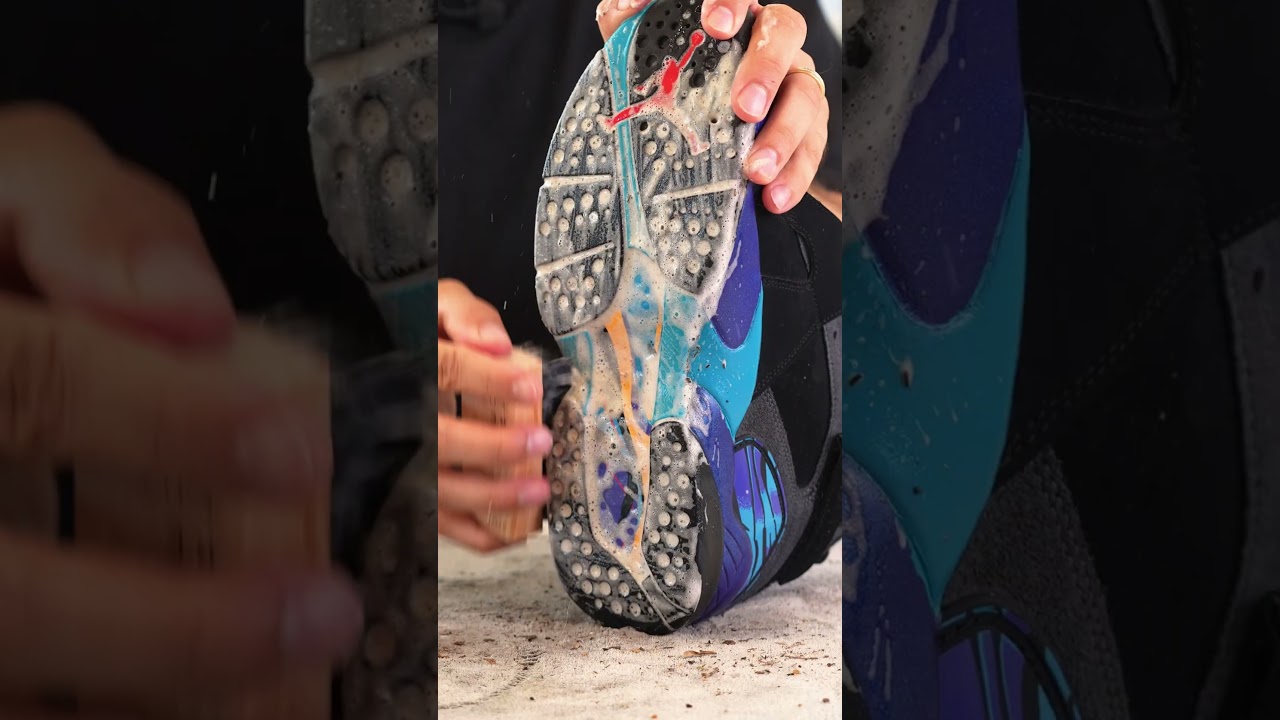 Сможем ли мы спасти эти Air Jordan 8 «Aqua»? 😳 Смотрите!