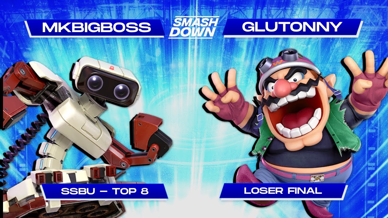 SMASHDOWN DOUBLE OR NOTHING - TOP 8 - MKBigBoss (R.O.B.) Vs. Glutonny (Wario) - Loser Final