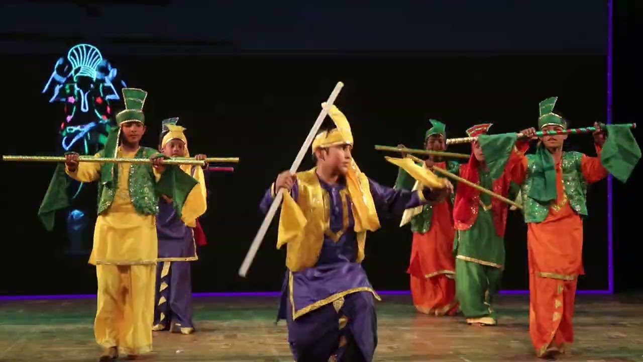 Punjabi Dance Performance | Aagaaz 2 | Annual Function 2024 | S.S. Children Academy School Jaipur