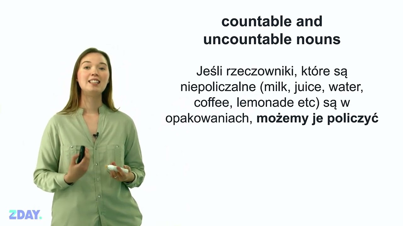 Countable and uncountable nouns &ndash; Proste wyjaśnienia i praktyczne przykłady