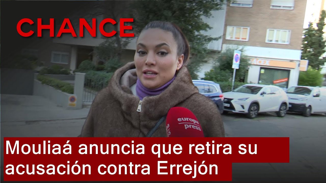 Moulia&aacute; anuncia que retira su acusaci&oacute;n contra Errej&oacute;n