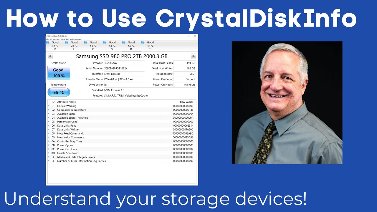 Как использовать CrystalDiskInfo