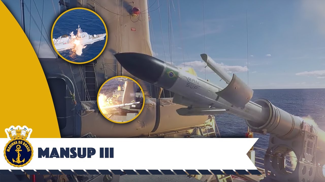 Lançamento do terceiro Míssil Antinavio de Superfície (MANSUP)