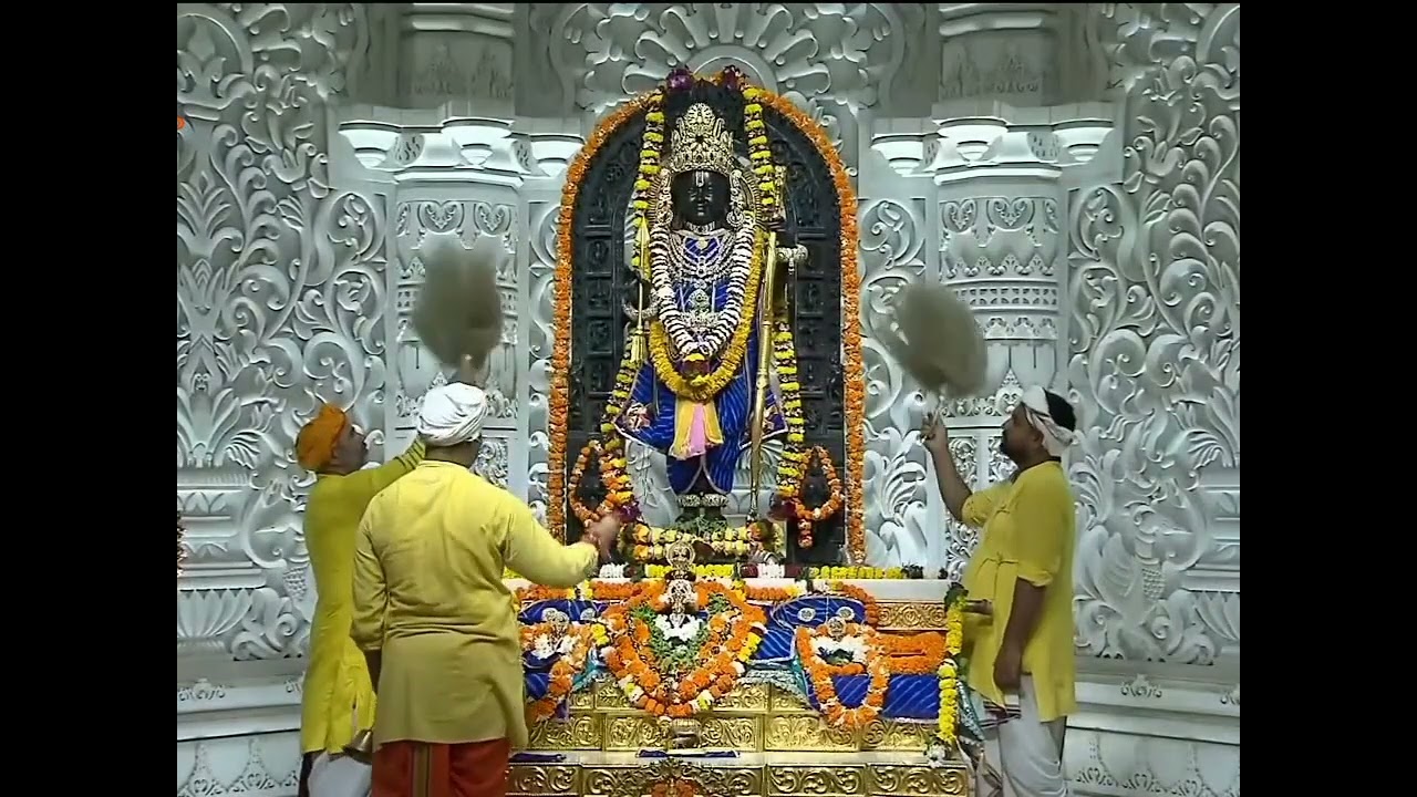 #श्री #रामलला #रामजन्मभूमि मंगला श्रृंगार आरती दर्शन दिनांक–16-08-25 शनिवार #viral #video #ram