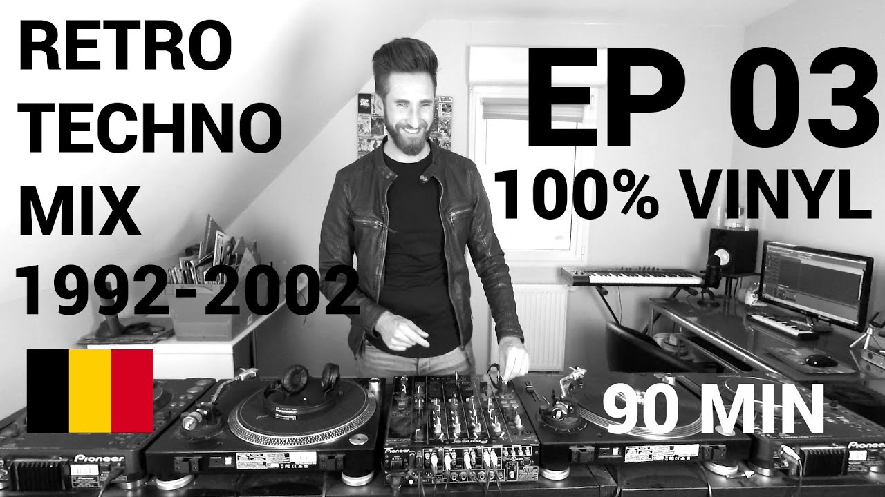 Mix Vinyl Retro Techno Belgium ,LAGOA, Cherry Moon, Captain, H2O - 92-2002 - Ep 3