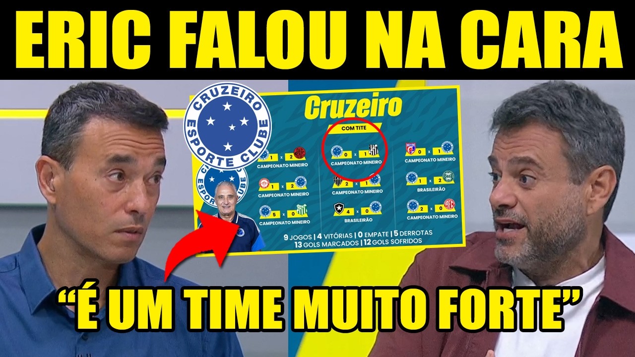 POLÊMICA!! ERIC CALOU RIZEK E DEFENDE O CRUZEIRO CONTRA MIDIA PAULISTA 