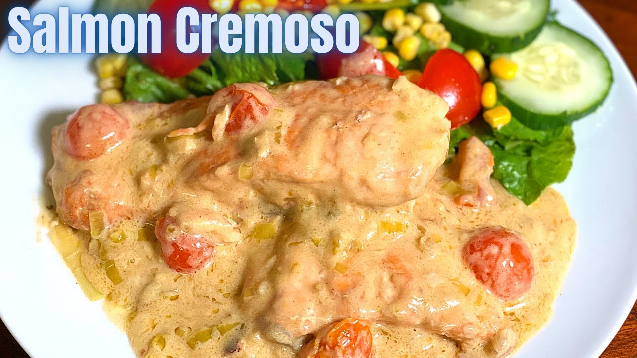 SALMÓN CREMOSO | COMO HACER SALMON EN SALSA CREMOSA | SALMÓN TUSCANO 😍😉