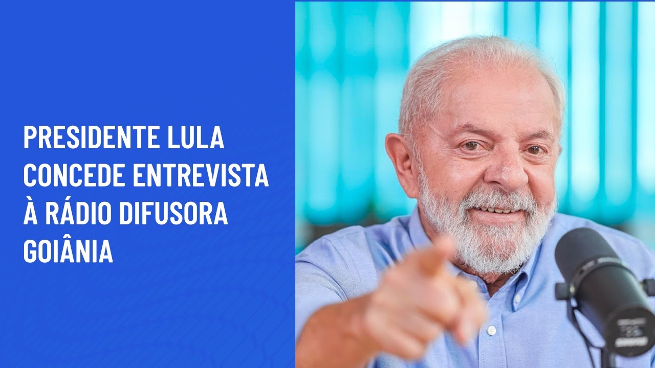 Presidente Lula concede entrevista à rádio Difusora Goiânia