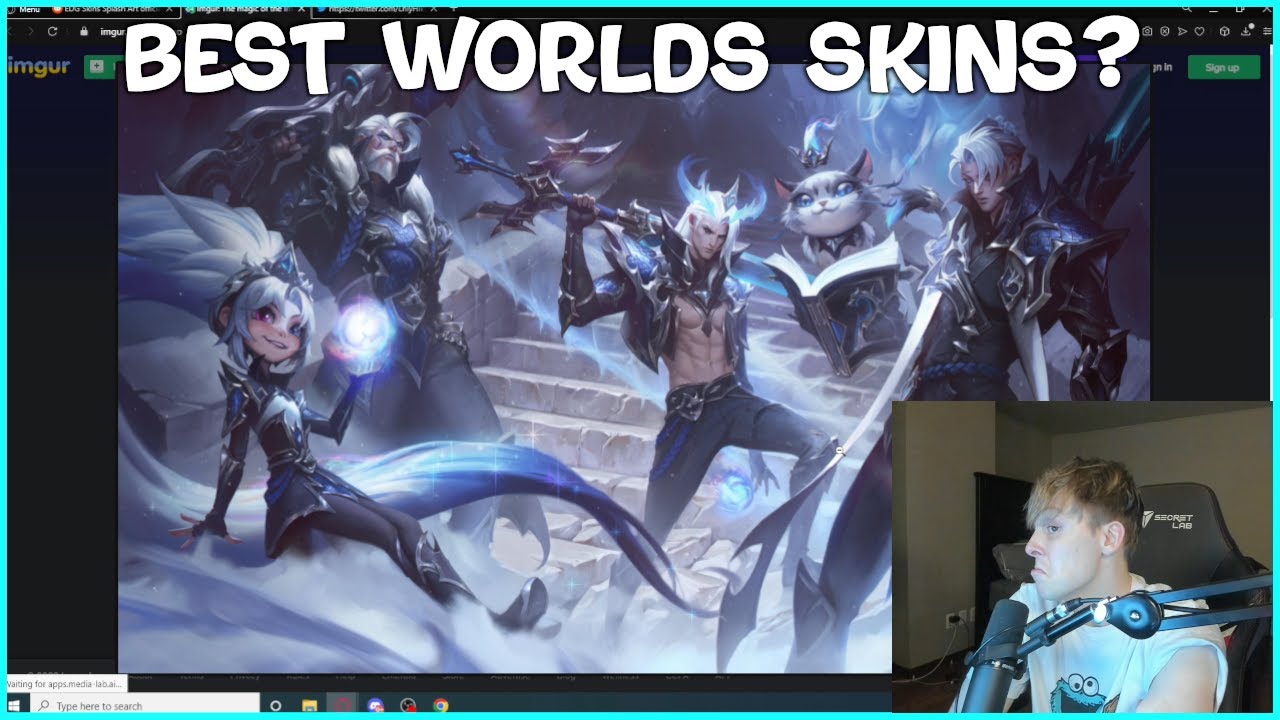 LS Reacts TO EDG WORLDS SKINS