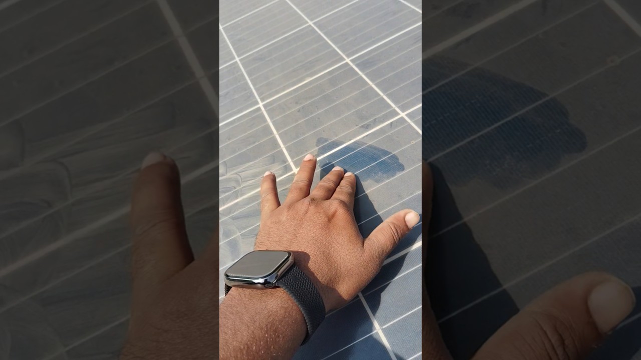Not Cleaning Solar penal 🤯