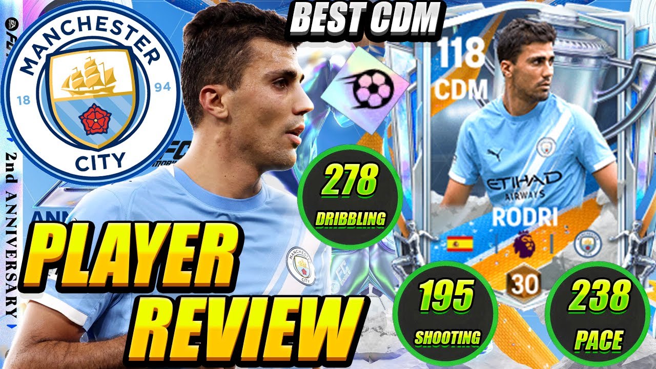 Is Rodri the Best Cheap CDM in FC Mobile 26? Full Anniversary Rodri Player Review & Gameplay! FREE