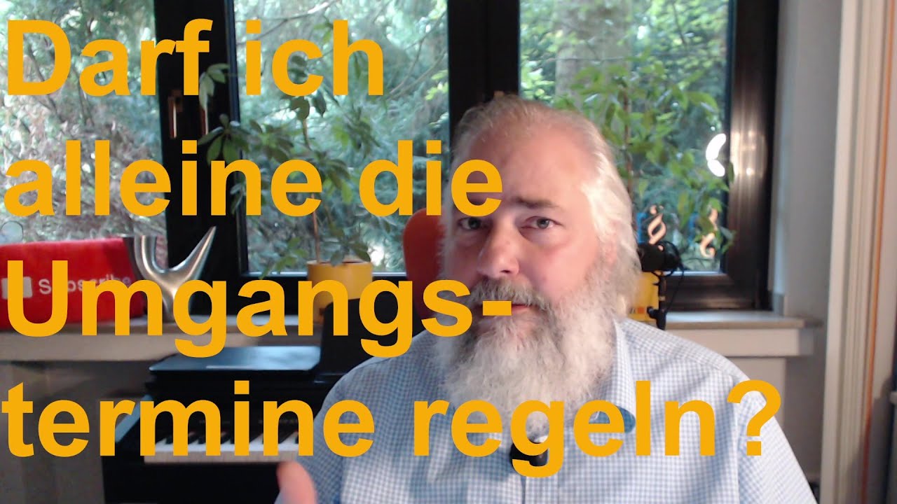 Kindeswohl und Kindschaftsrecht | Alleine die Umgangstermine regeln? | hassiepen-rechtsanwalt.de
