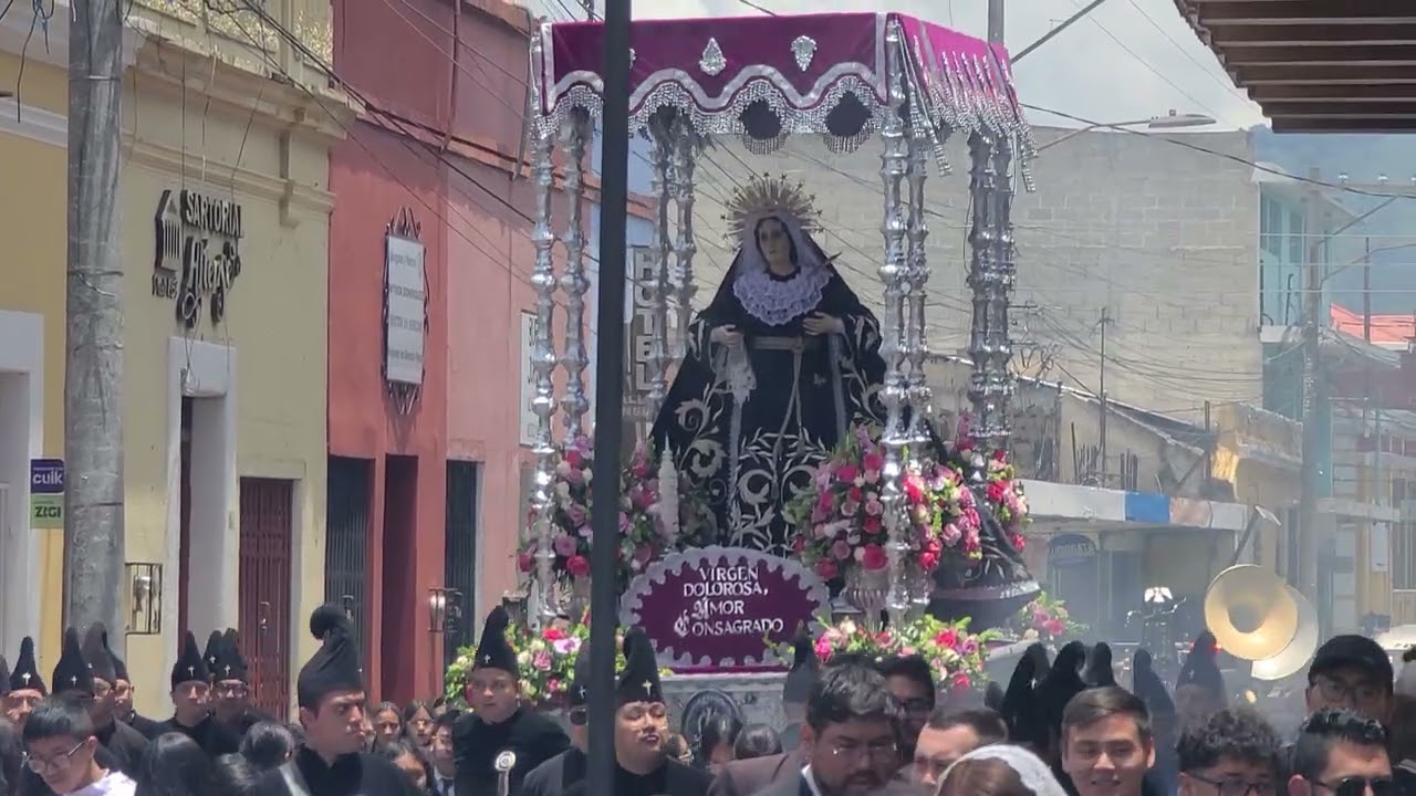 Cortejo Procesional 25 aniversario de Consagración de la Sma Virgen de Dolores de San Nicolás. 
