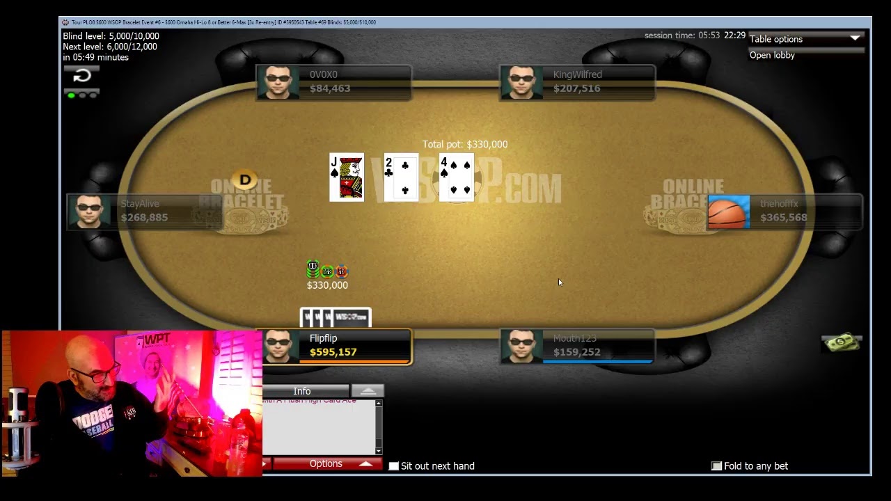 2020 WSOP Online Bracelet Event #6 - PLO8