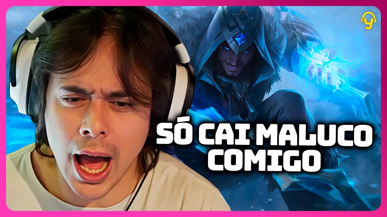 SÓ CAI COM MALUCO NO LOL 2 | Cortes do YoDa