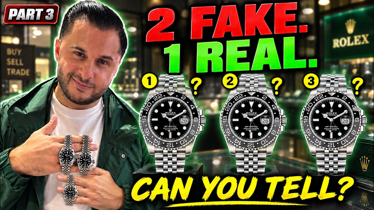 2 поддельных Rolex, 1 настоящий&hellip; Сможешь угадать? 👀 | Часть 3