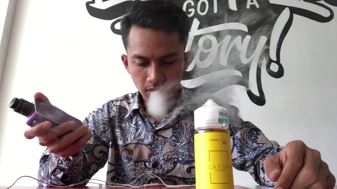 REVIEW LIQUID ALACARTE KUNING | CREAM BANANA | JUICE NATION