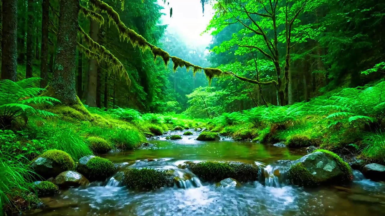 Natural Forest River Sounds with Birds | Mindfulness & Deep Relaxation (Live)