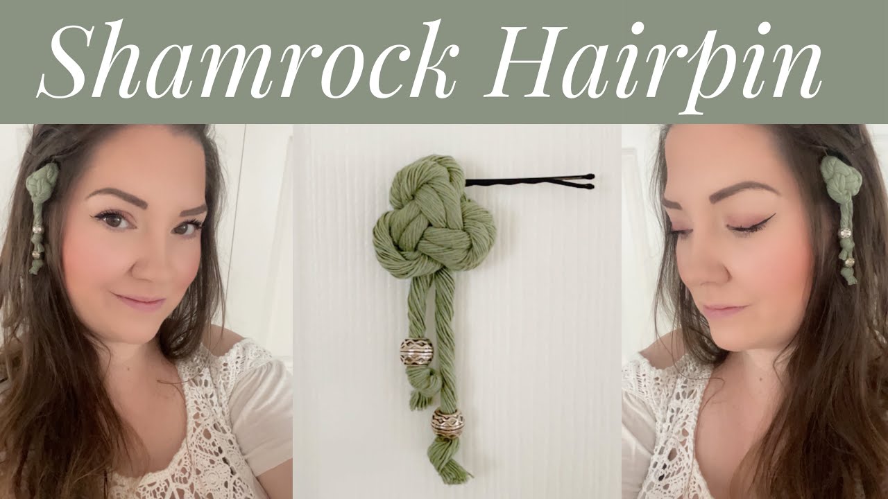 DIY MACRAME | Hair Clip Tutorial