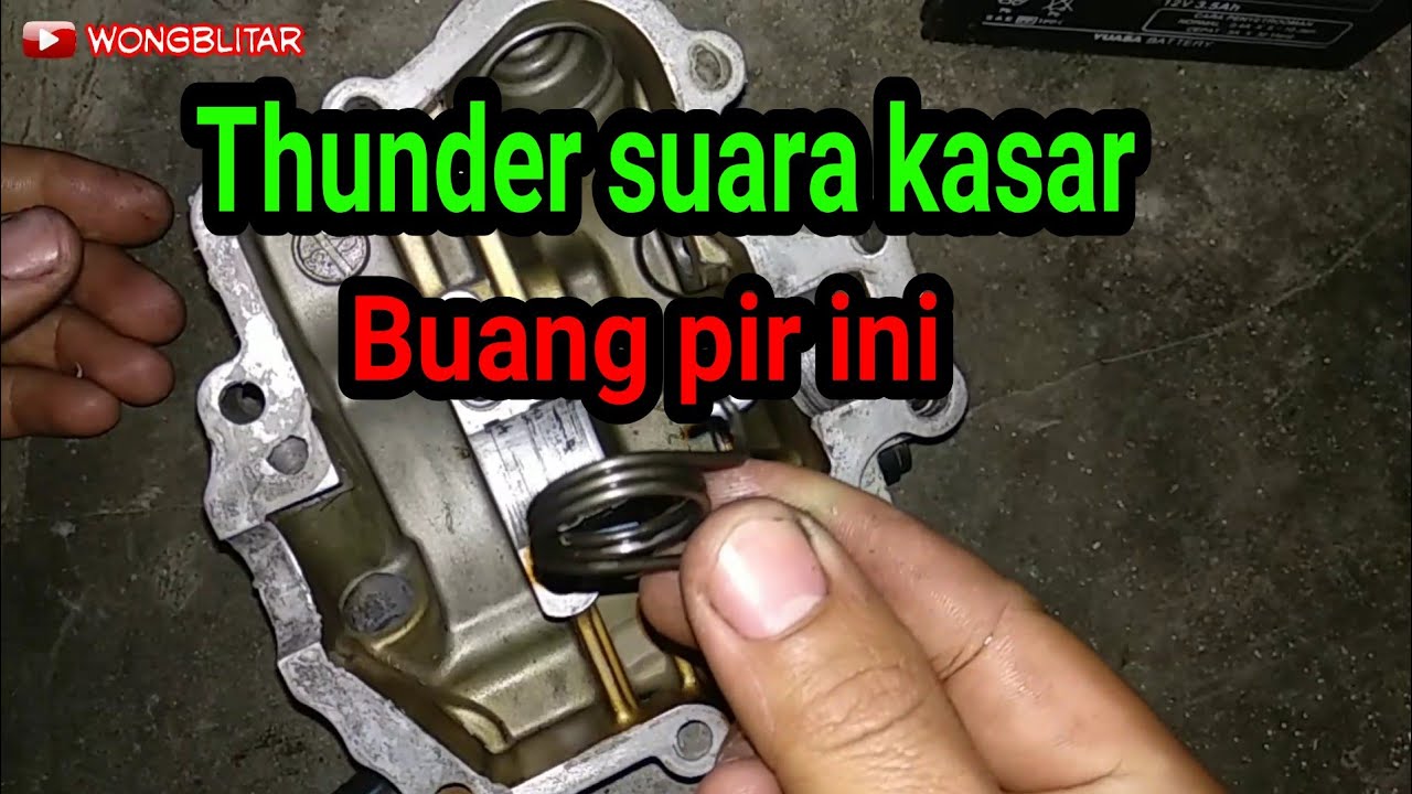 Thunder suara kasar dan keluar asap by Wong Blitar