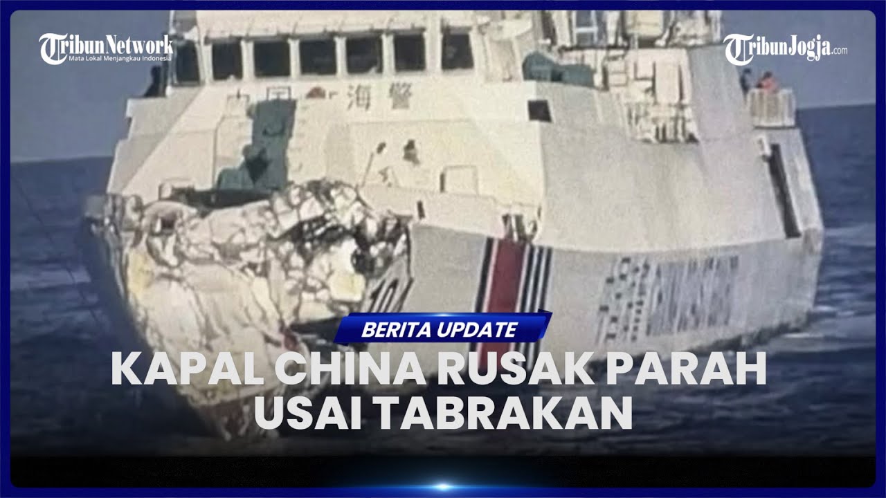 KAPAL MILITER CHINA HANCUR USAI BERTABRAKAN SAAT MENGEJAR KAPAL FILIPINA DI LAUT CHINA SELATAN