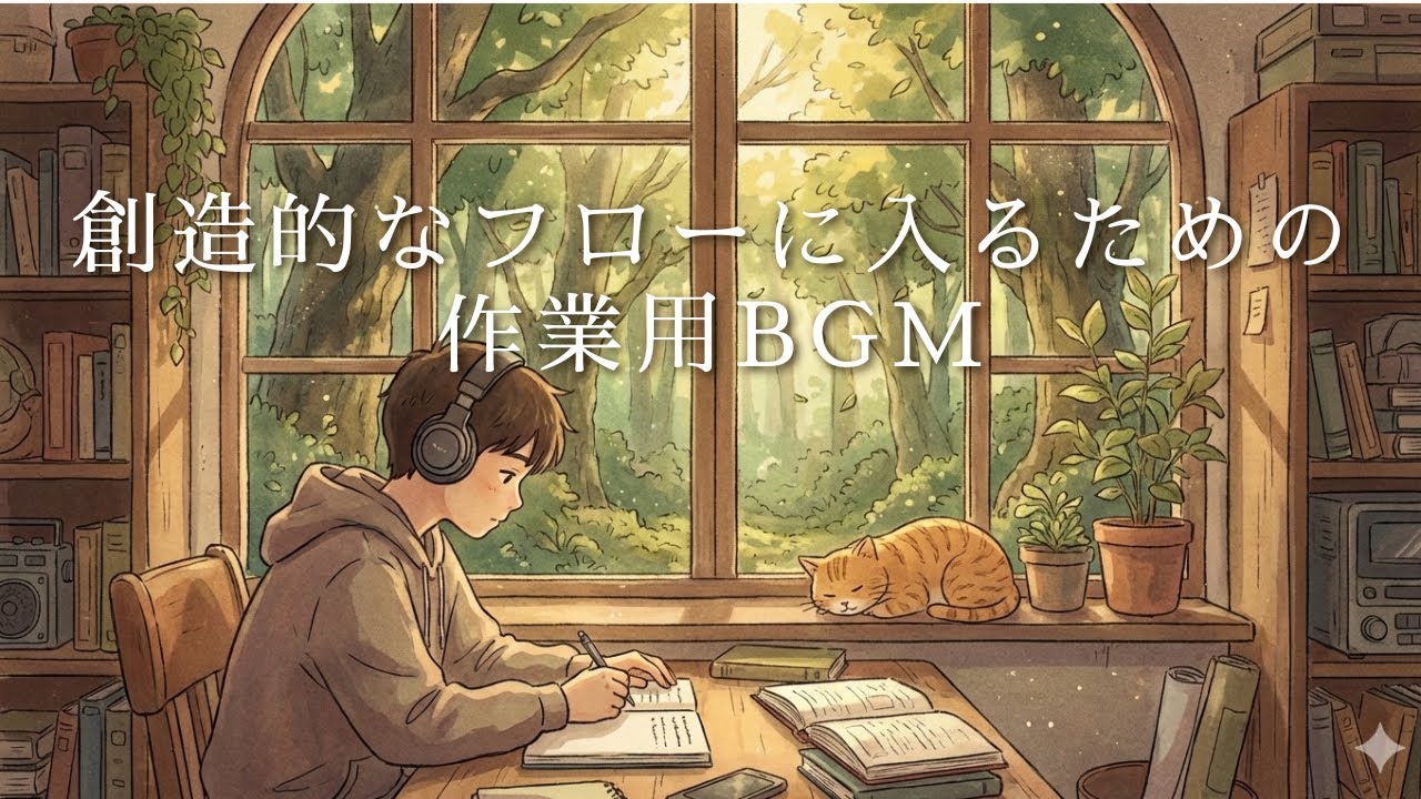 Komorebi Cafe - 創造的なフローに入るための作業用BGM [Lo-fi Hip Hop / Chill]