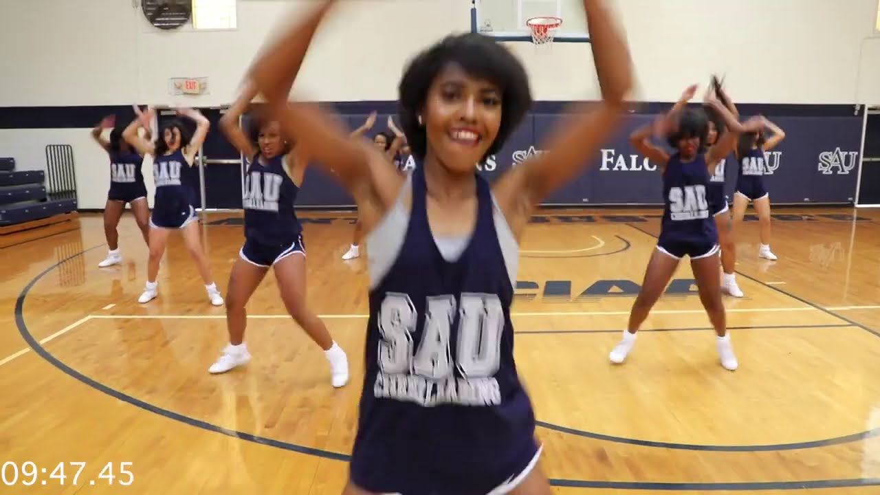 CHEER BATTLE: WSSU Powerhouse VS SAU Bluechips #cheer #cheerleading #cheerleaders