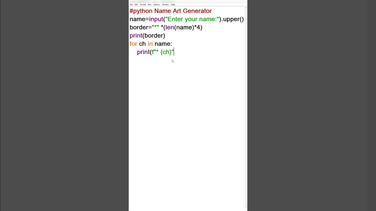 Python Name Art Generator 😍 | Beginner Python Project 