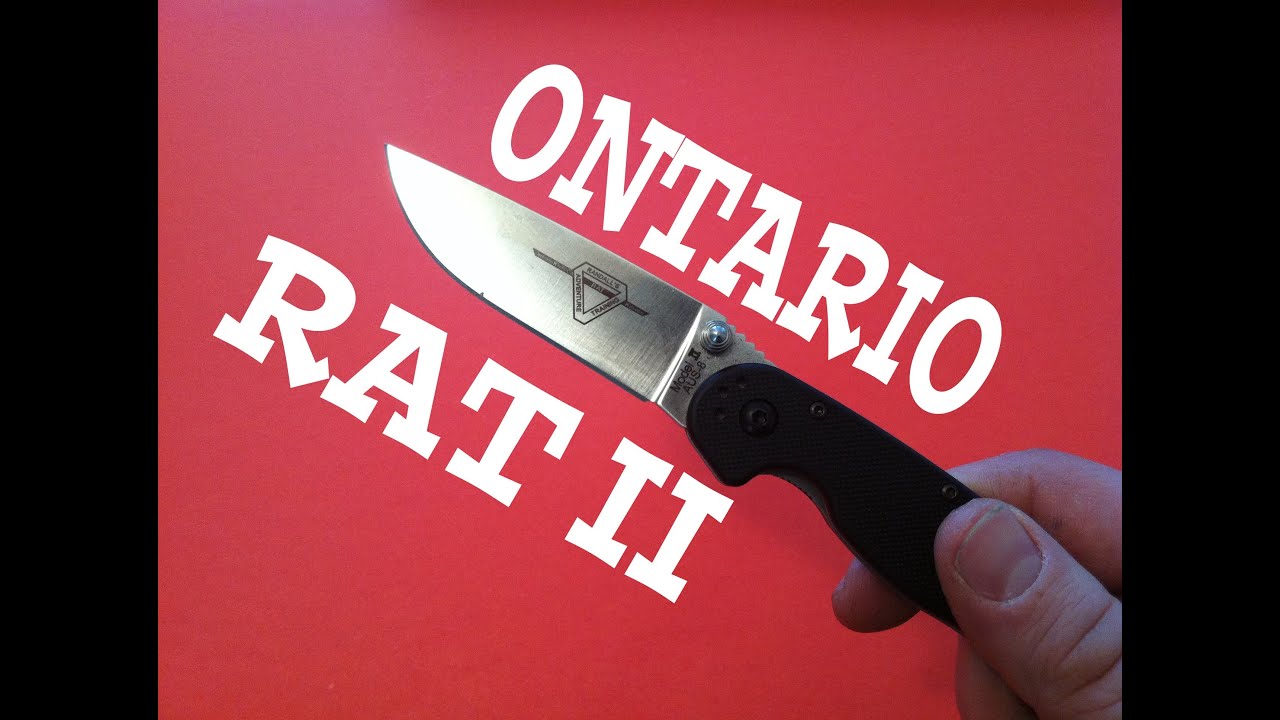 Ontario RAT-2 Knife Review