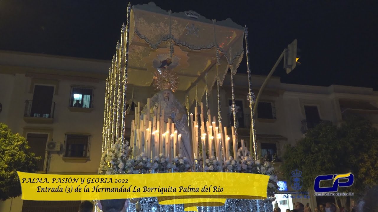 Hermandad La Borriquita Palma del Río. Entrada 2022 (3), Palma Pasión y Gloria 2022