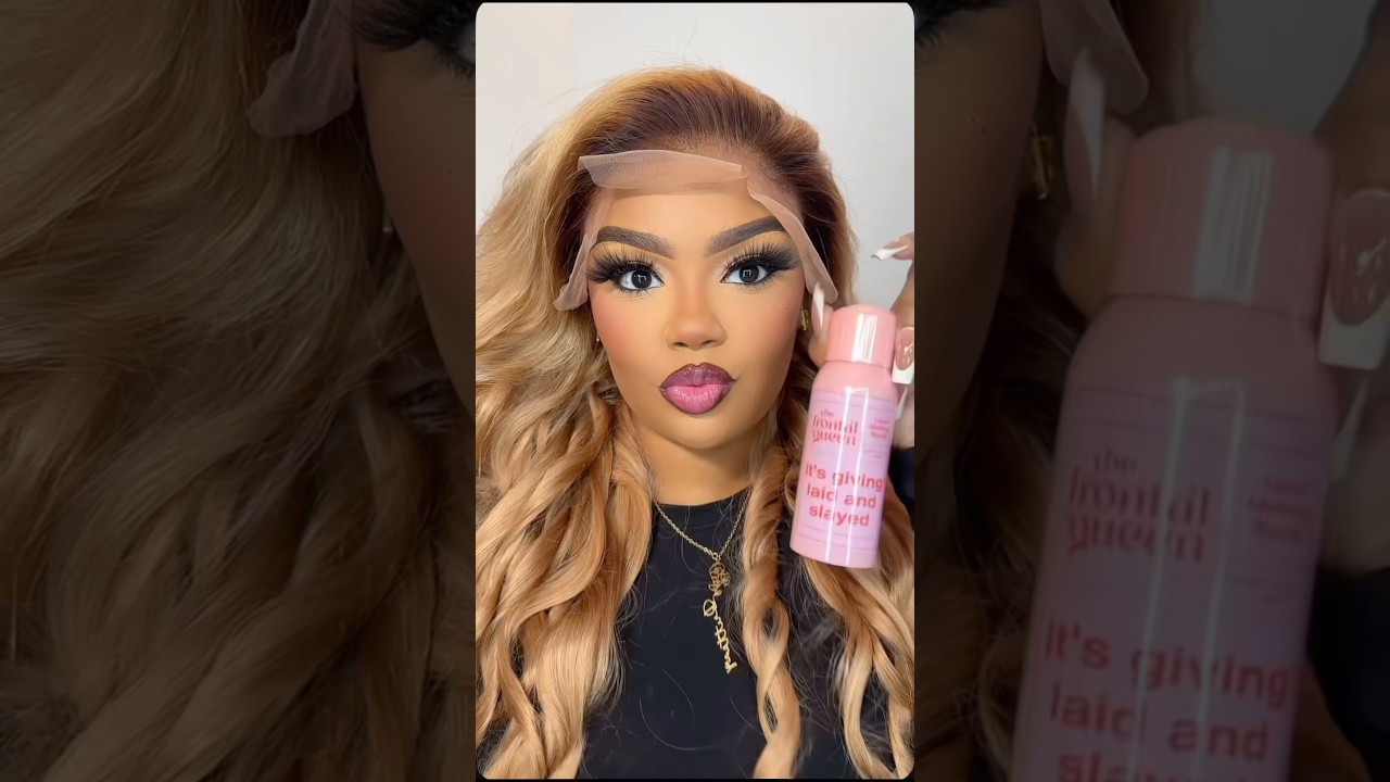 Trying The Frontal Queen Lace Melting Spray 👏🏽💗✨