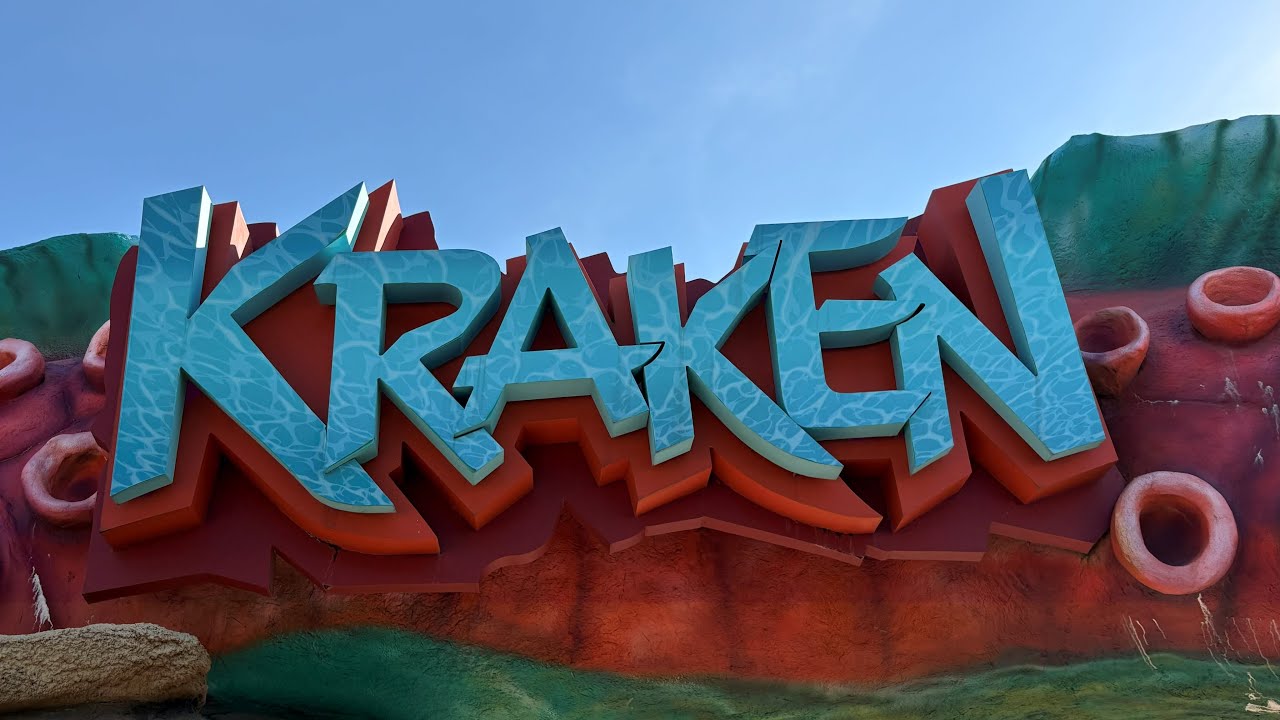 Kraken Coaster Coaster SeaWorld Orlando