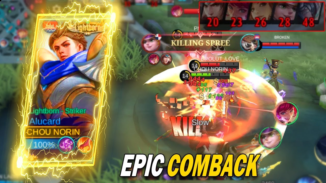 ALUCARD EPIC COMEBACK 100% HARD CARRY GAMEPLAY