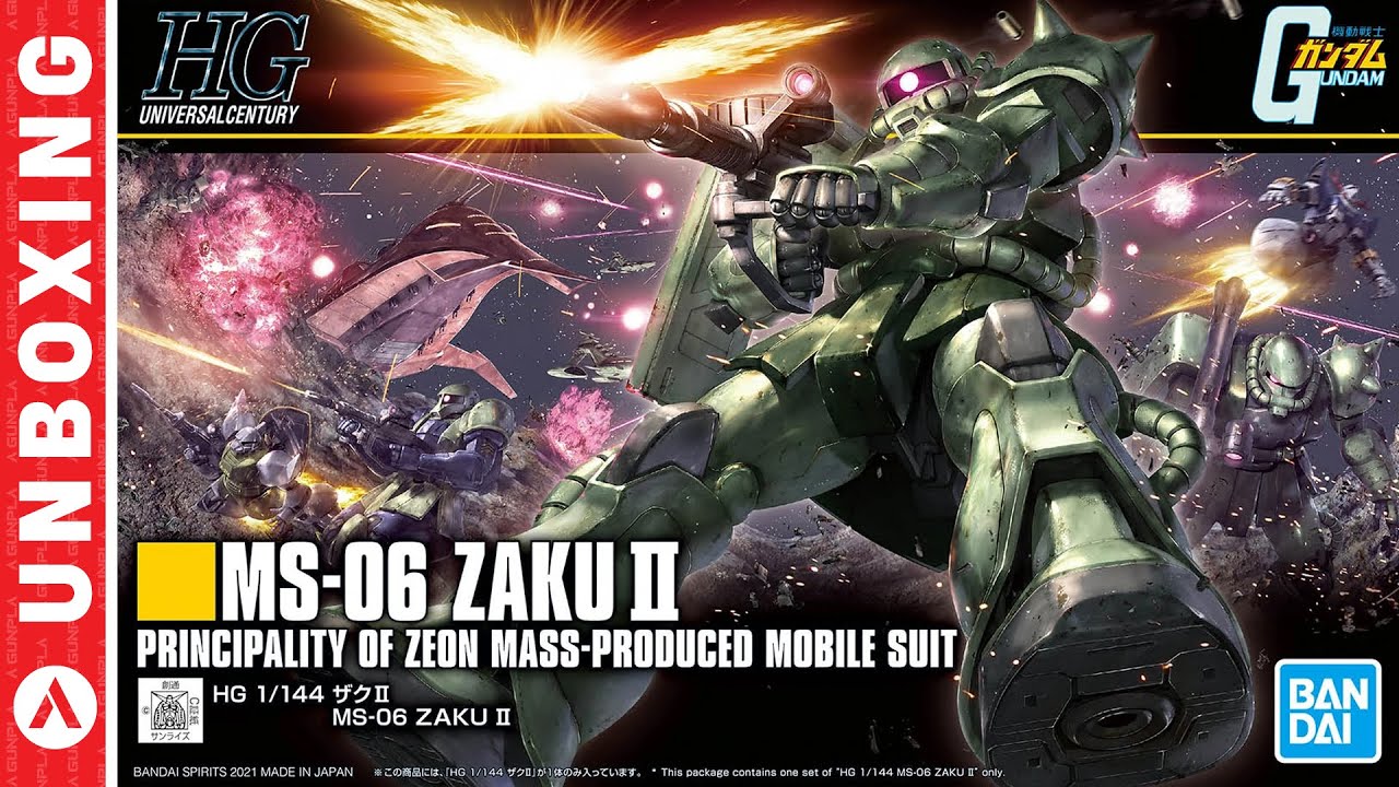 HG Zaku 2 Revive ASMR Unboxing |  Gunpla Unboxing | HGUC 241 Zaku 2 Universal Century